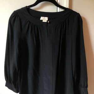 Kate Spade Black Silk Blouse